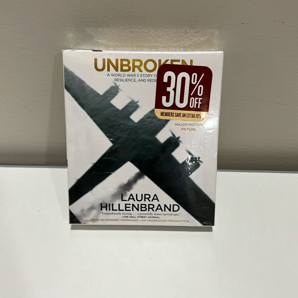 GREAT GIFT IDEA!!! 🎁 An audiobook “Unbroken” — a story set in World War II